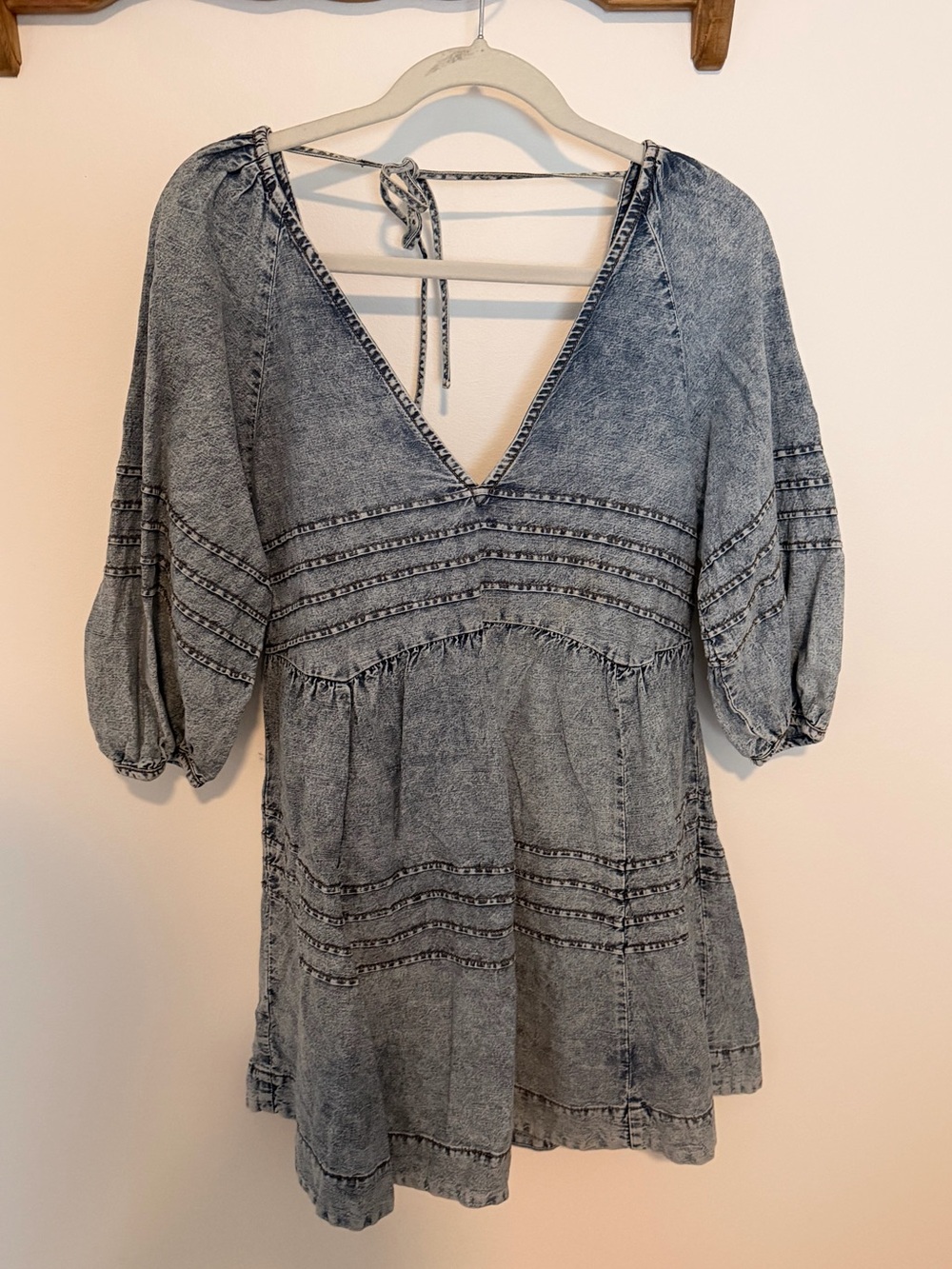 FREE PEOPLE Denim Mini Dress
